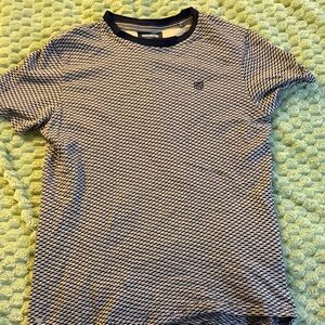 Kensington Navy and White Patterned Tee